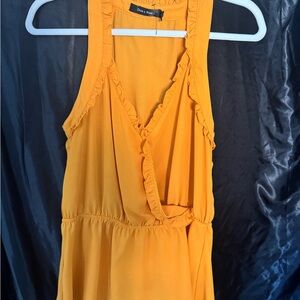 Doe & Rae Vibrant Orange Dress